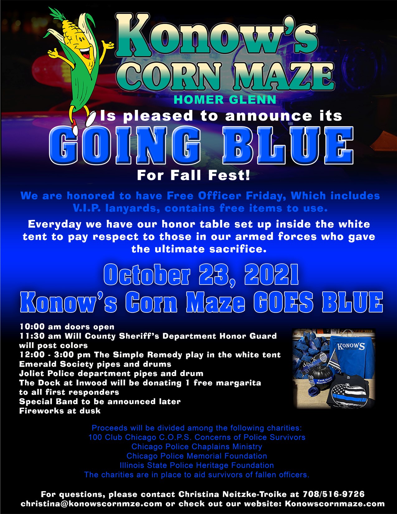 Konow S Corn Maze Is Going Blue Konow S Corn Maze